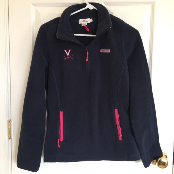 Navypink Vineyard Vines Uva Quarter Zip 